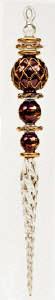 Egyptian blown glass Christmas ornament