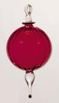 Egyptian blown glass Christmas ornament
