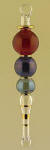 Egyptian blown glass Christmas ornament
