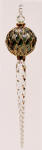 Egyptian blown glass Christmas ornament