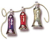 Egyptian blown glass Christmas ornament