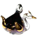 Egyptian blown glass ball Christmas ornament