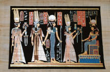 Papyrus of the 5 Queens in the afterlife.