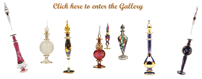 Egyptian perfume bottles