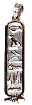 Personalized Egyptian cartouche jewelry