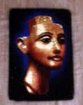 Egyptian Papyrus Painting:  The Broken Nefertiti