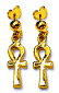 Ankh earrings