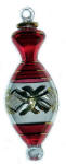 Egyptian blown glass Christmas ornament