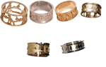 Cartouche rings and bands