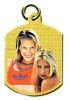 Personalized laser etched photo pendant dog tag