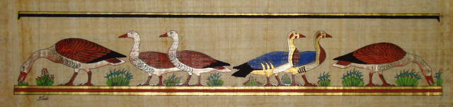 &nbsp;Papyrus Painting - Nile Geese
