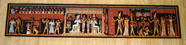 Final Judgment papyrus art