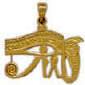 Eye of Horus and Cobra pendant