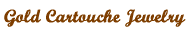 18k Gold Cartouche jewelry
