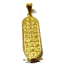 Personalized cartouche pendant
