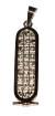 Hieroglyphic alphabet cartouche