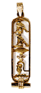 Egyptian cartouche jewelry