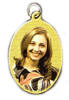 Personalized laser etched photo pendant