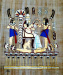 Nefertari papyrus painting bride of the Nile