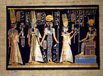 &nbsp;Papyrus Painting:   Queen Nefertari in the Afterlife