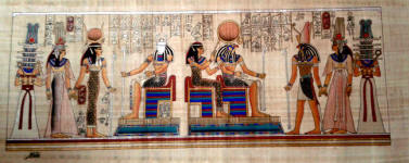  Papyrus Painting -  Nefertari and the Journey to the Afterlife