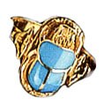 Scarab rings inspired by the jewelry of Ancient Egypt