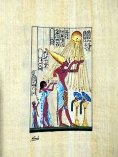 akhenaten offering sacrifices