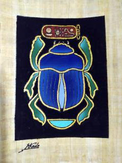scarab papyrus