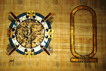 Personalized Egyptian papyrus of the astrological calendar