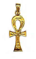 Embossed Ankh pendant