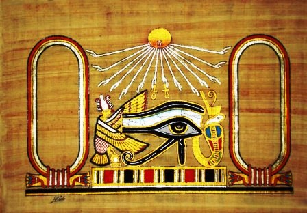 Personalized papyrus:  Eye of Horus