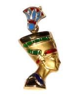 Nefertiti pendant 18k gold