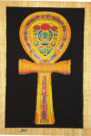 papyrus painting ankh