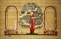 Personalized papyrus art - Tree of life