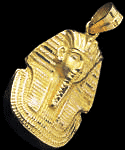 King Tut Full Detailed Faced Mask Pendant