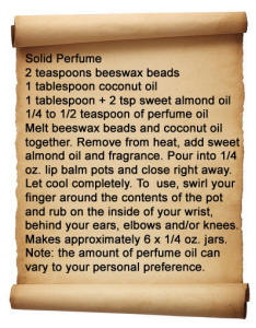 solid perfume