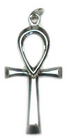 Silver ankh pendant