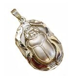 Silver scarab pendant